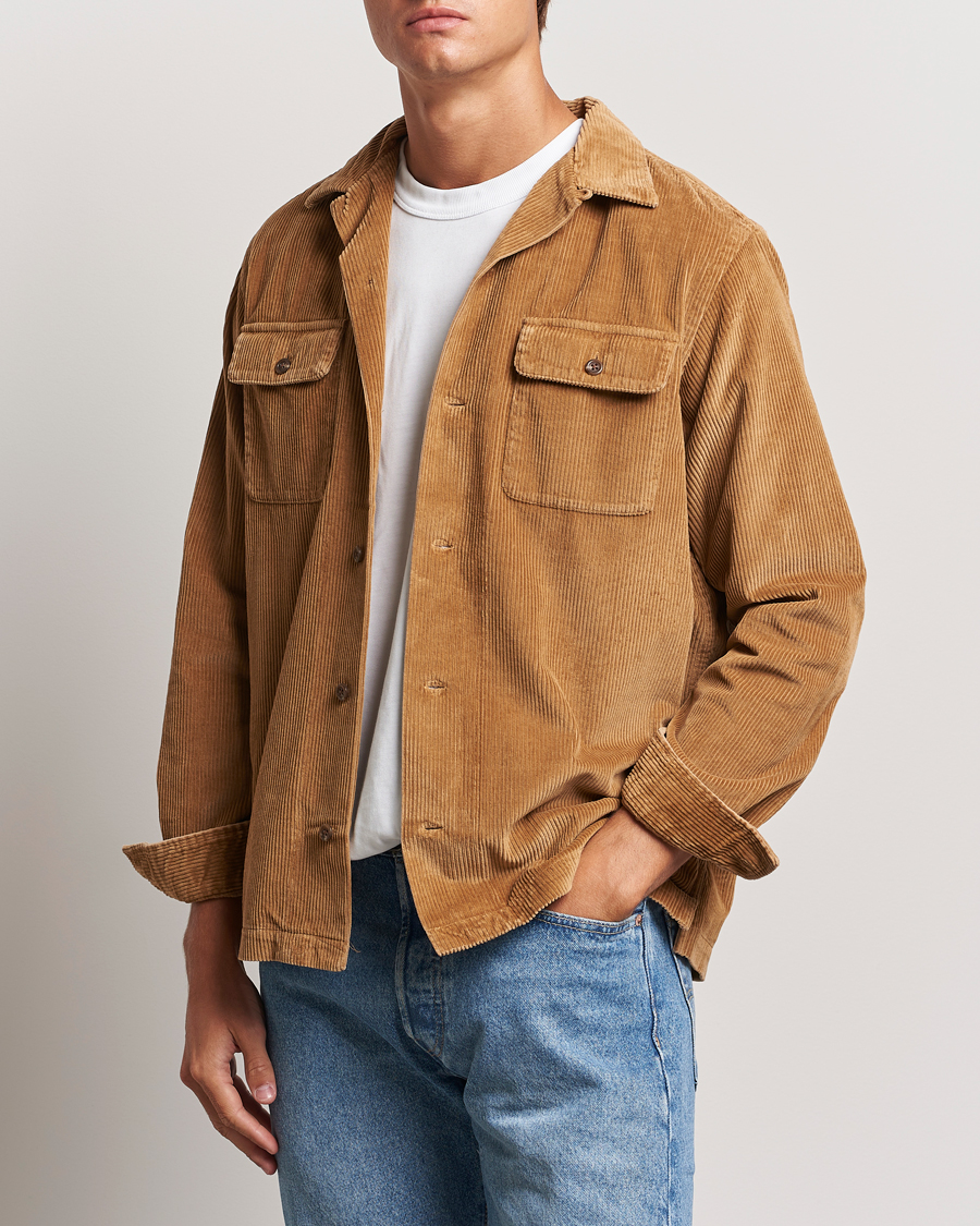 Men |  | Polo Ralph Lauren | Corduroy Western Shirt Rustic Tan