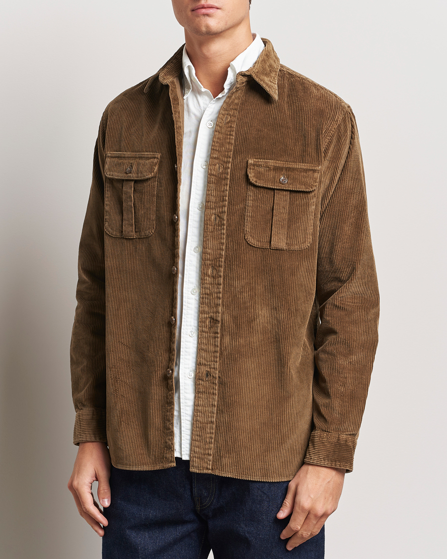 Men |  | Polo Ralph Lauren | Corduroy Patch Shirt York Brown