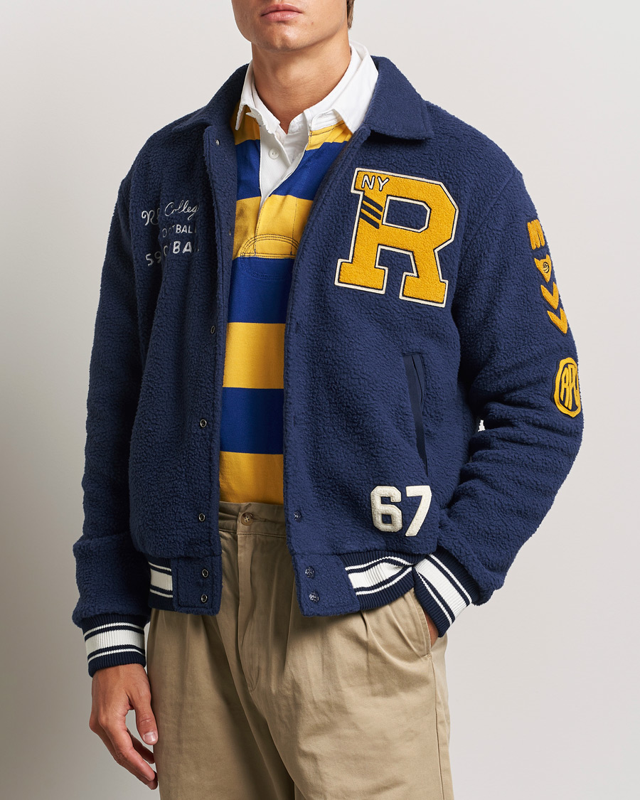 Men |  | Polo Ralph Lauren | College Baseball Jacket Cruise Navy