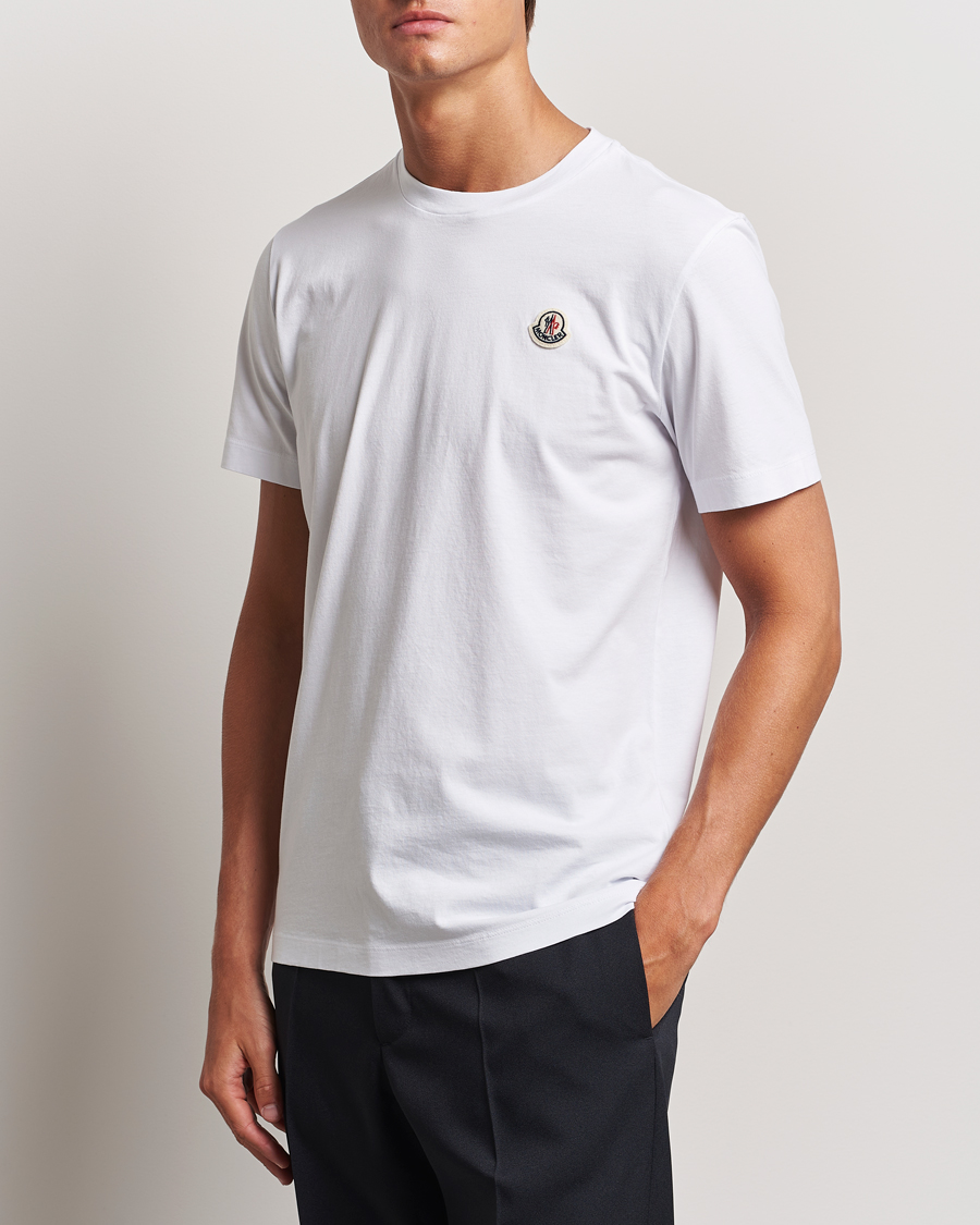 Men |  | Moncler | 3-Pack Logo T-Shirt White/Grey/Black
