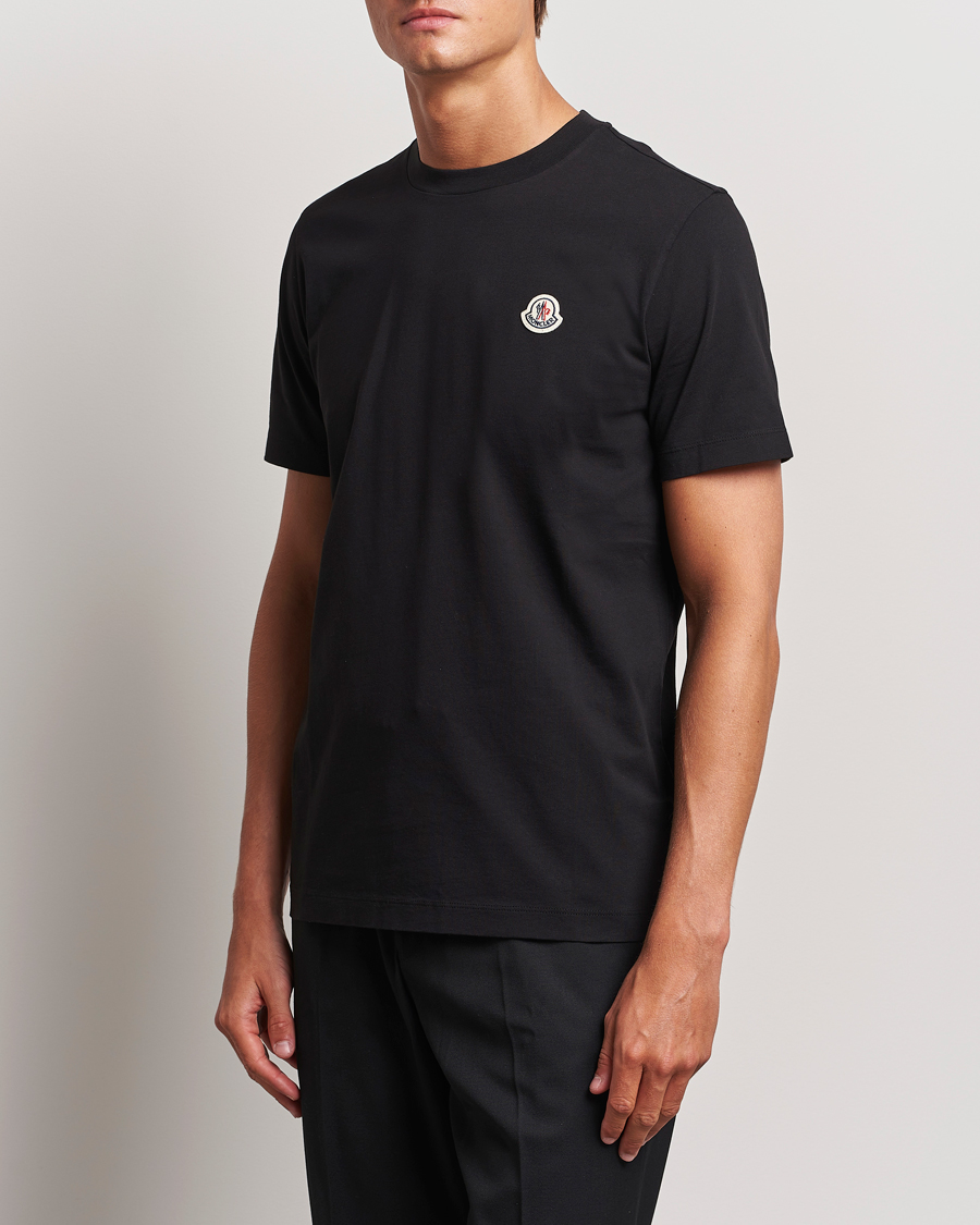 Men |  | Moncler | 3-Pack Logo T-Shirt Black