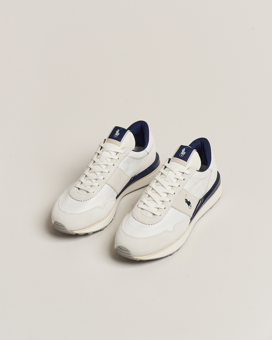 Men |  | Polo Ralph Lauren | Train 89 PP Sneaker Deckwash White/Newport Navy