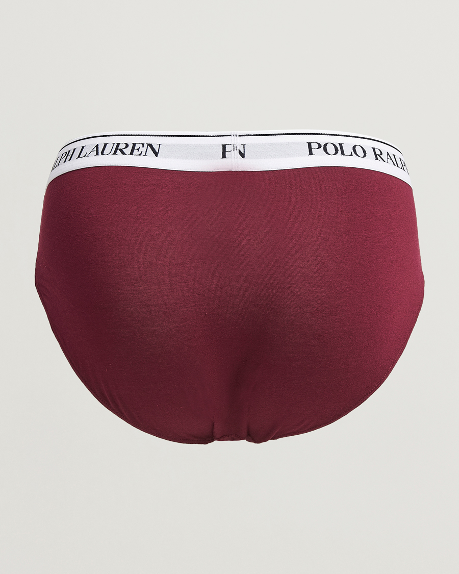 Men |  | Polo Ralph Lauren | 3-Pack Brief Damson Red/Black/Fairway Green