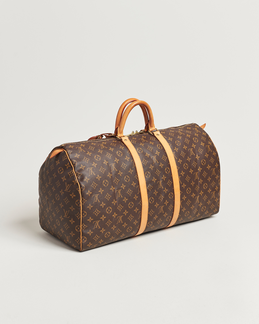 Men |  | Louis Vuitton Pre-Owned | Keepall 55 Bag Monogram 