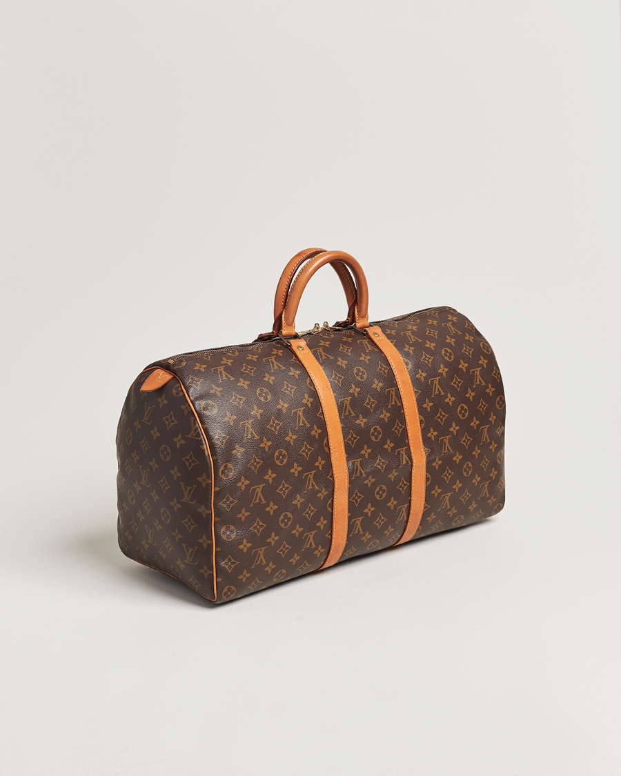 Men | Pre-Owned & Vintage Bags | Louis Vuitton Pre-Owned | Keepall 50 Bag Monogram 