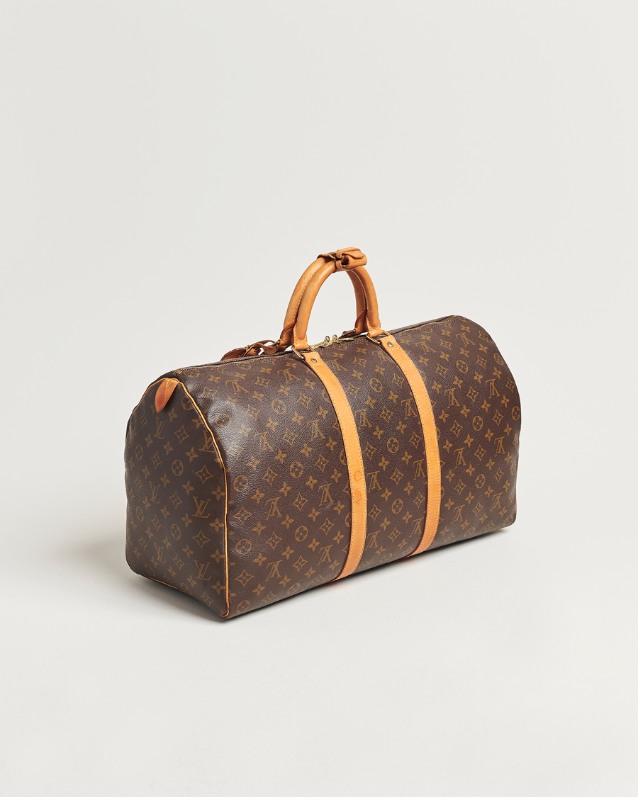 Men |  | Louis Vuitton Pre-Owned | Keepall 50 Bag Monogram 