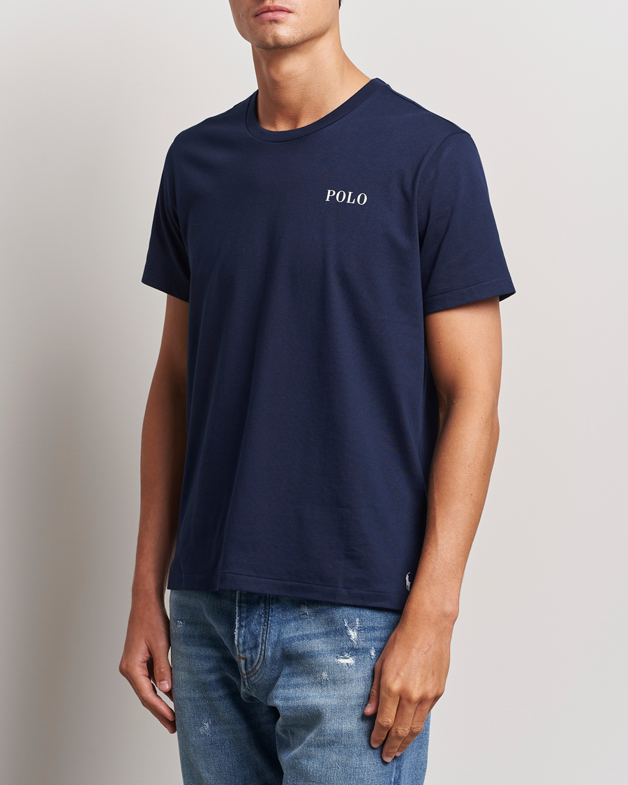 Men |  | Polo Ralph Lauren | Logo Cotton Jersey Sleep T-Shirt Cruise Navy
