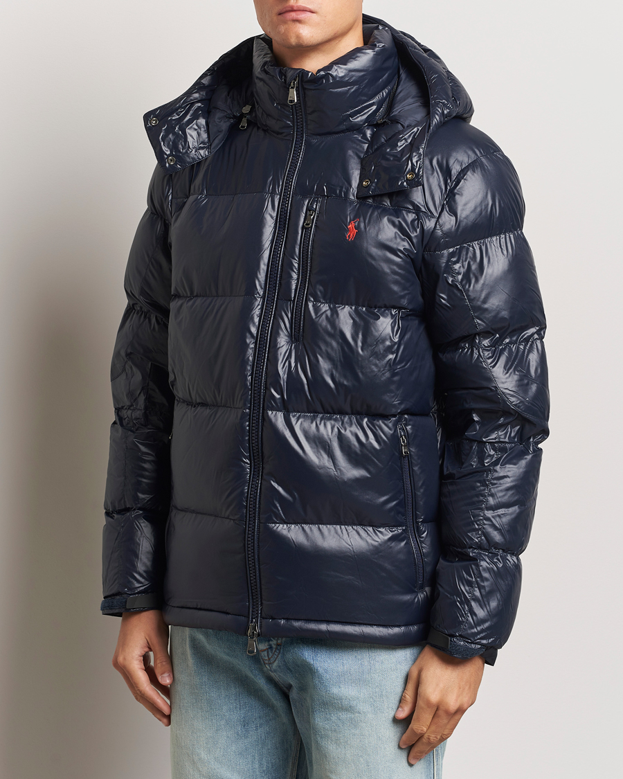 Men |  | Polo Ralph Lauren | El Cap High Gloss Down Jacket Collection Navy Glossy