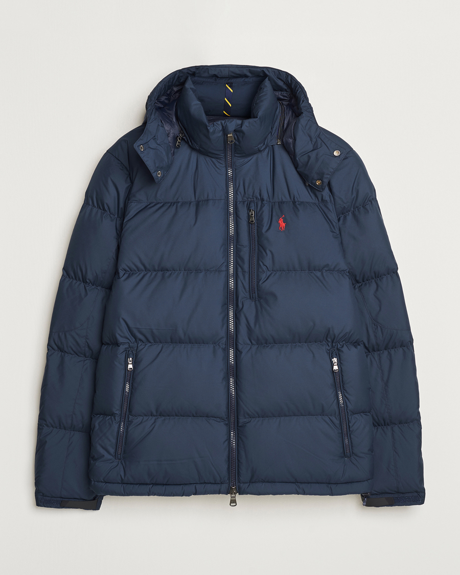 Puffy polo jacket hotsell