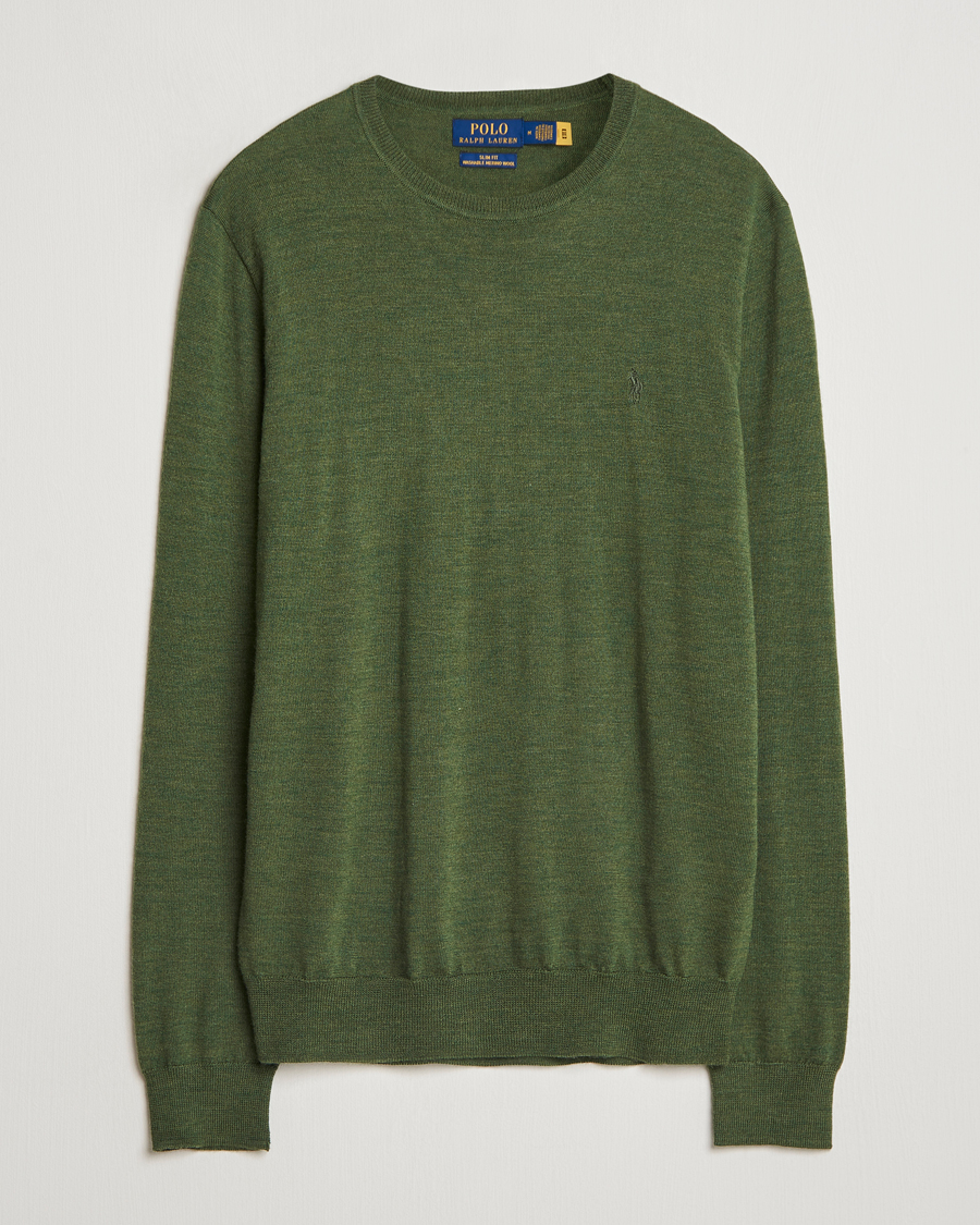 New Polo Ralph Lauren Men's Olive Crew-Neck shops Double Knit Pullover Sweatshirt XL