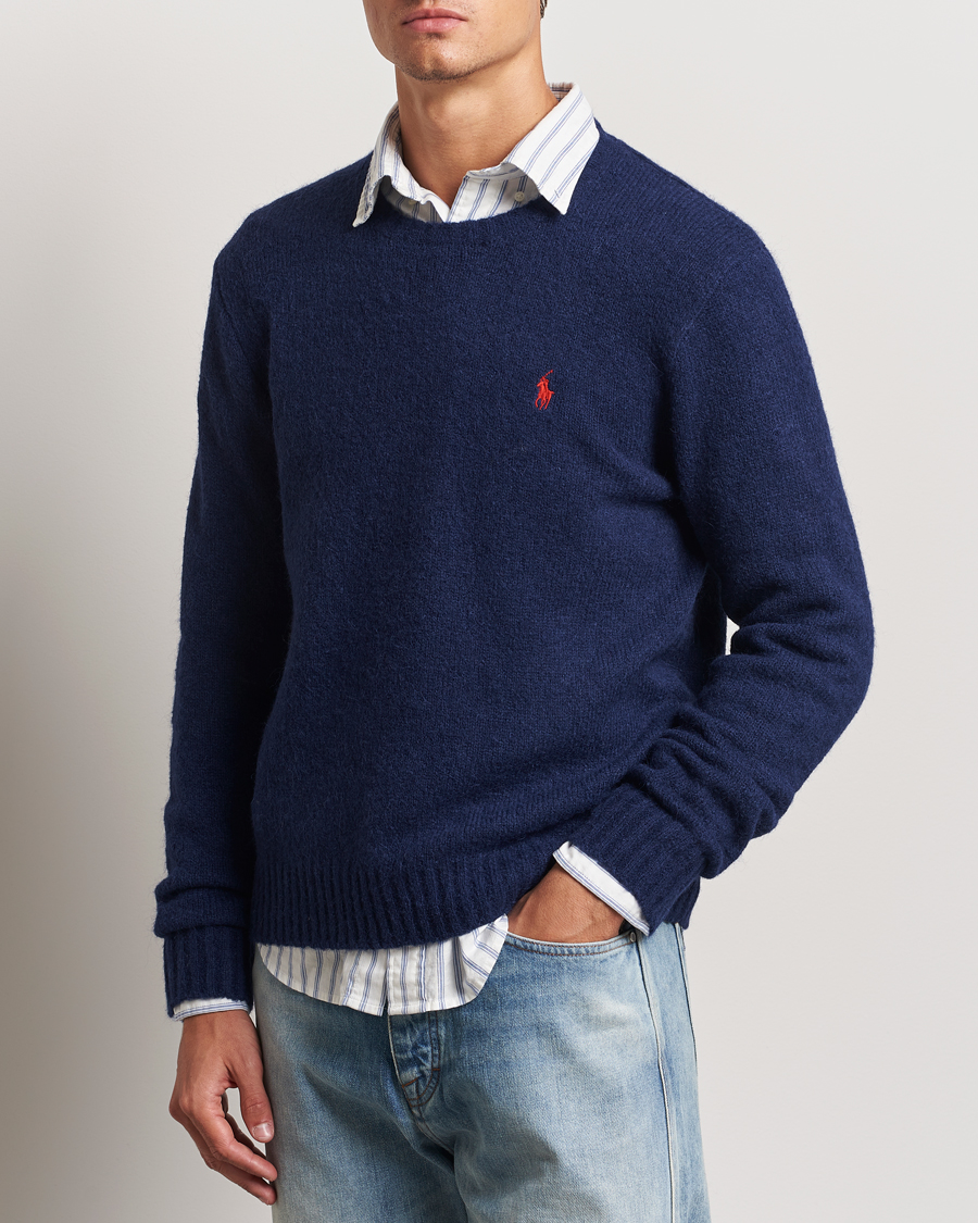 Men |  | Polo Ralph Lauren | Alpaca Crew Neck Sweater Bright Navy