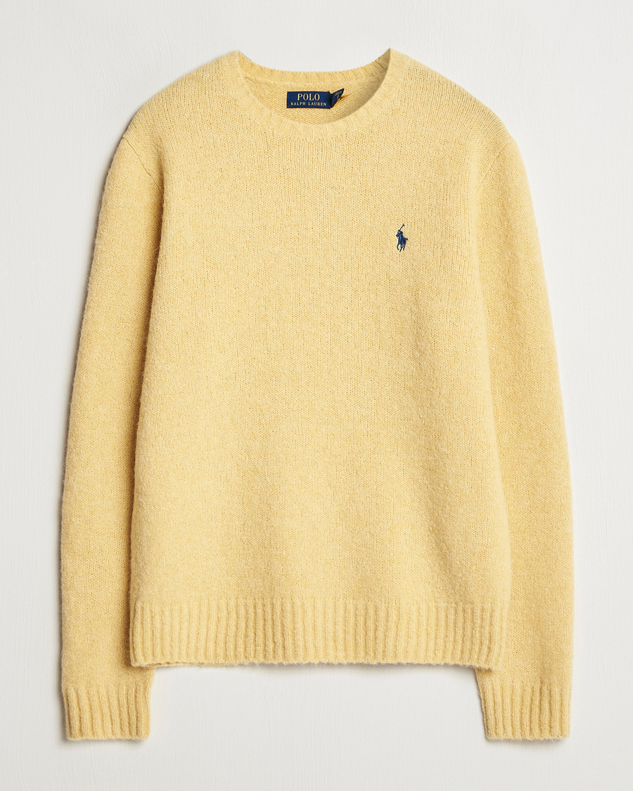 Ralph cheapest Lauren Crewneck Sweater Yellow