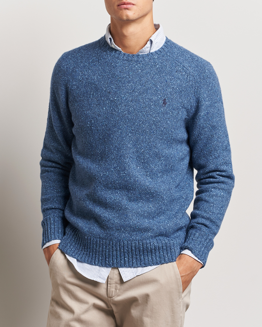 Men |  | Polo Ralph Lauren | Donegal Sweater Chambrey Blue