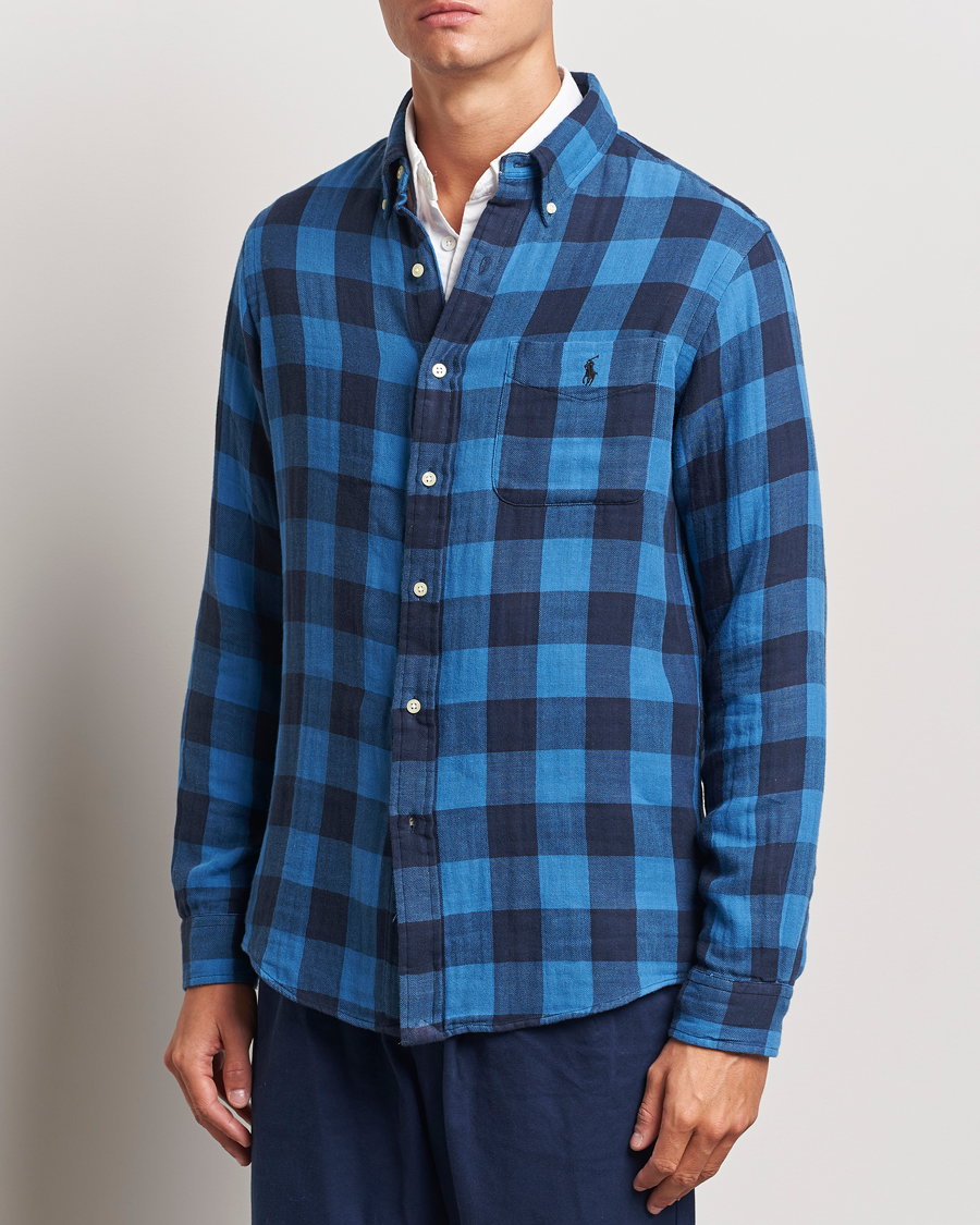 Mens ralph lauren checked shirt best sale