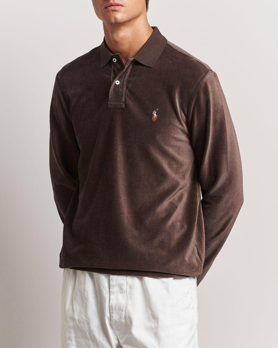 Men |  | Polo Ralph Lauren | Corduroy Long Sleeve Polo Circuit Brown