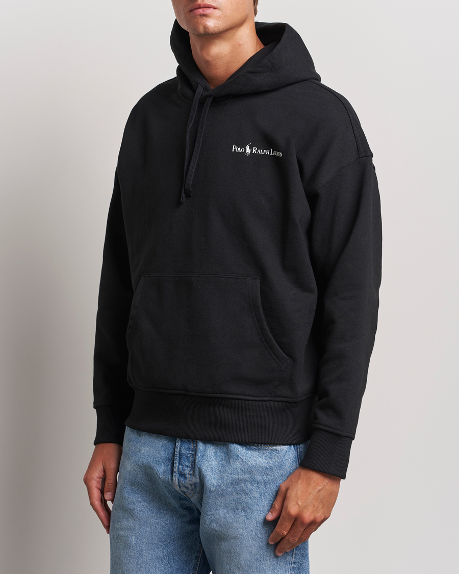 Men |  | Polo Ralph Lauren | Heavy Fleece Hoodie Polo Black