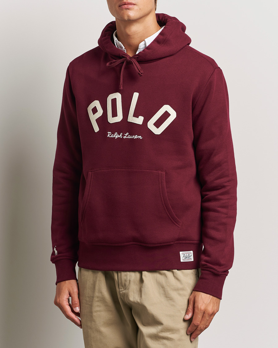 Men |  | Polo Ralph Lauren | RL Varsity Fleece Hoodie Classic Wine