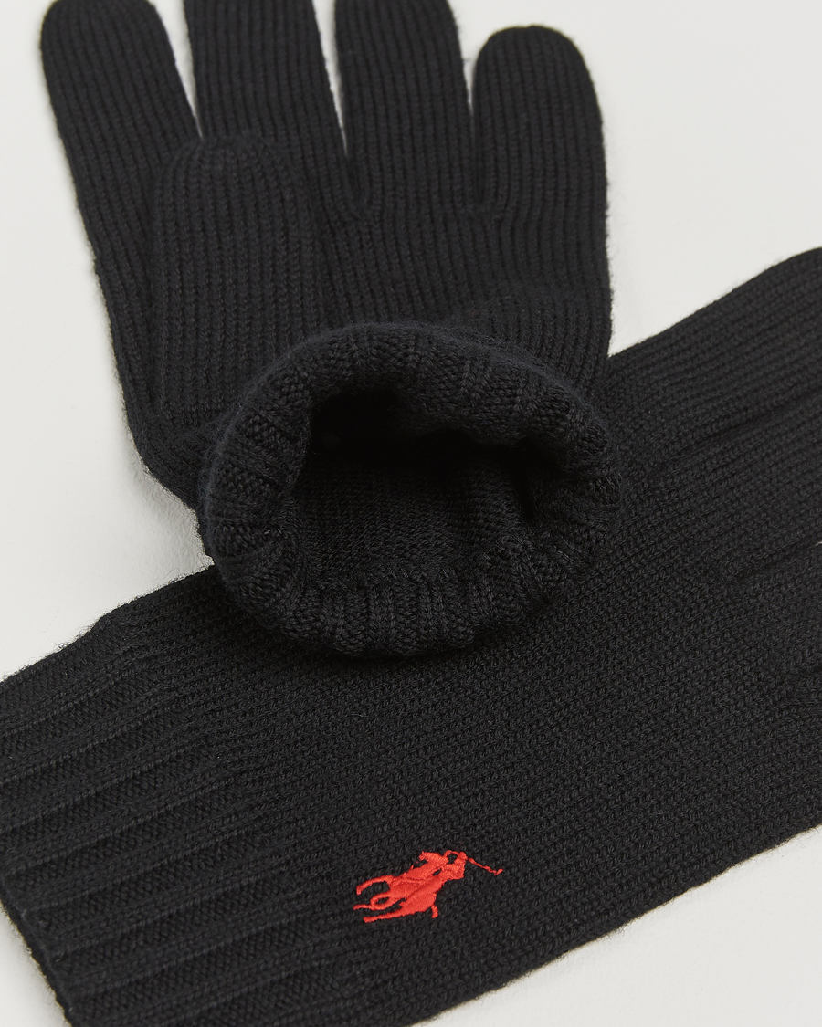 Men |  | Polo Ralph Lauren | Merino Gloves Polo Black