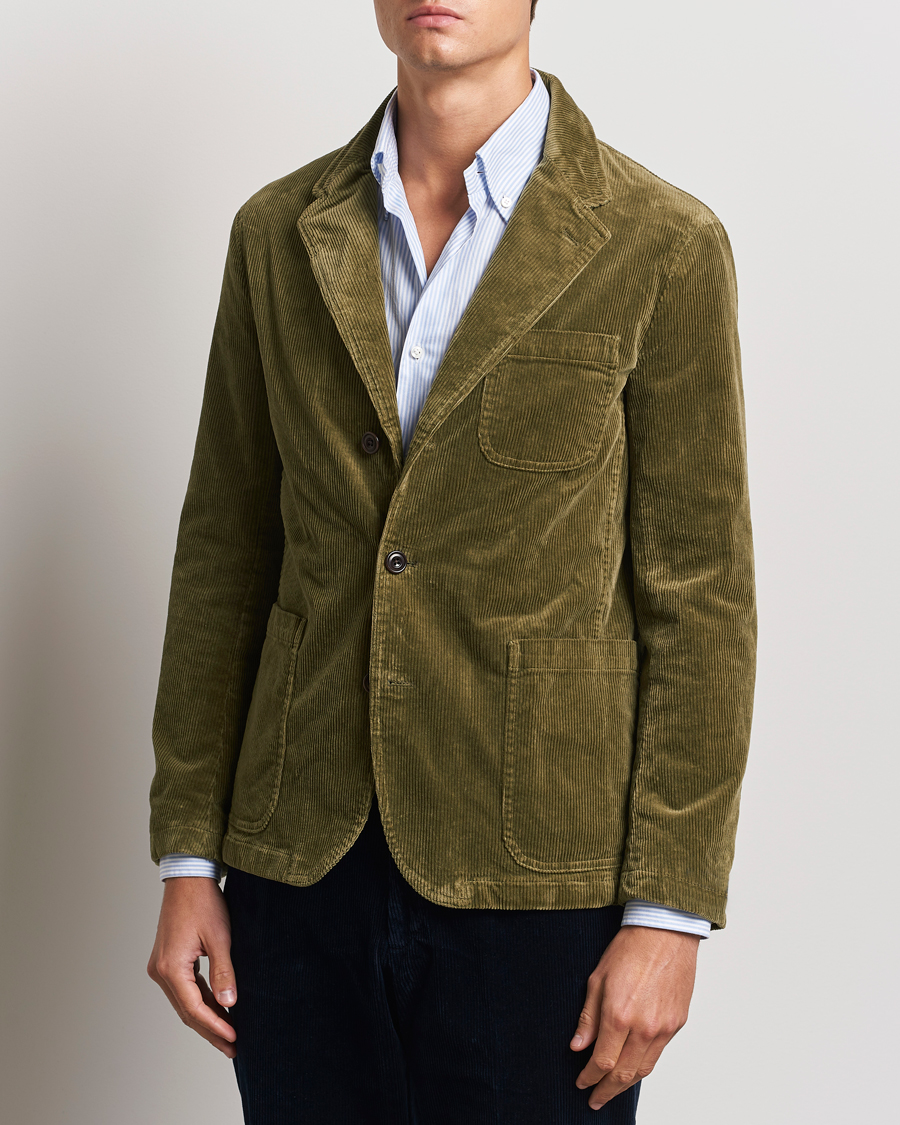 Men |  | Polo Ralph Lauren | Corduroy Stretch Blazer Country Olive