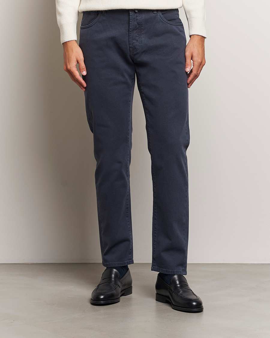 Men |  | Incotex | 5-Pocket Bull Denim Pants Navy