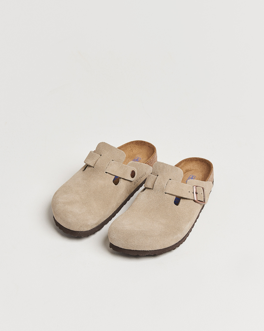 Men | BIRKENSTOCK | BIRKENSTOCK | Woman Boston Soft Footbed Taupe Suede