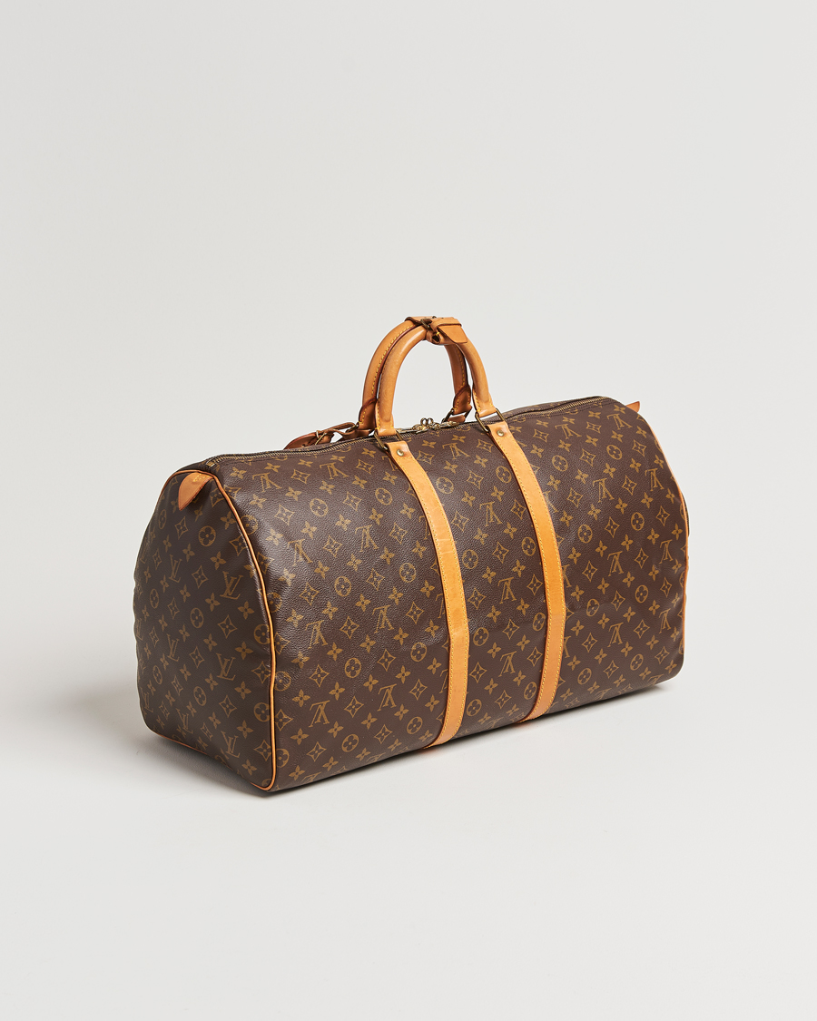 Men |  | Louis Vuitton Pre-Owned | Keepall 55 Bag Monogram 