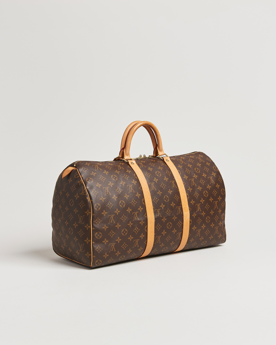 Men |  | Louis Vuitton Pre-Owned | Keepall 50 Bag Monogram 