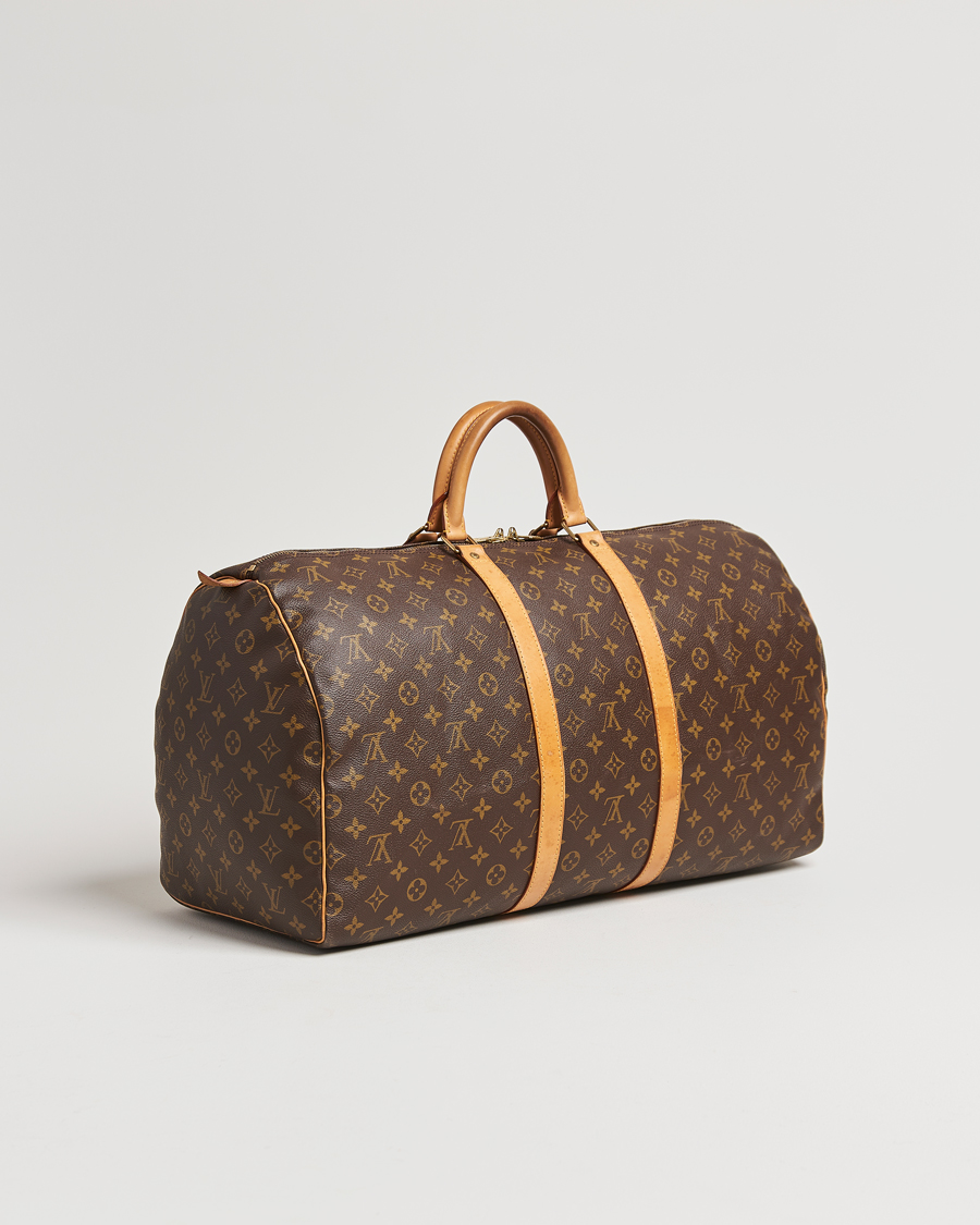 Men |  | Louis Vuitton Pre-Owned | Keepall 55 Bag Monogram 