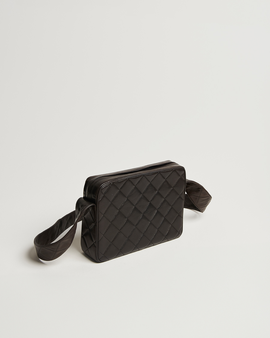 Men | Gifts for Her | Chanel Pre-Owned | Tassel Flap Shoulder Bag Black Lambskin
