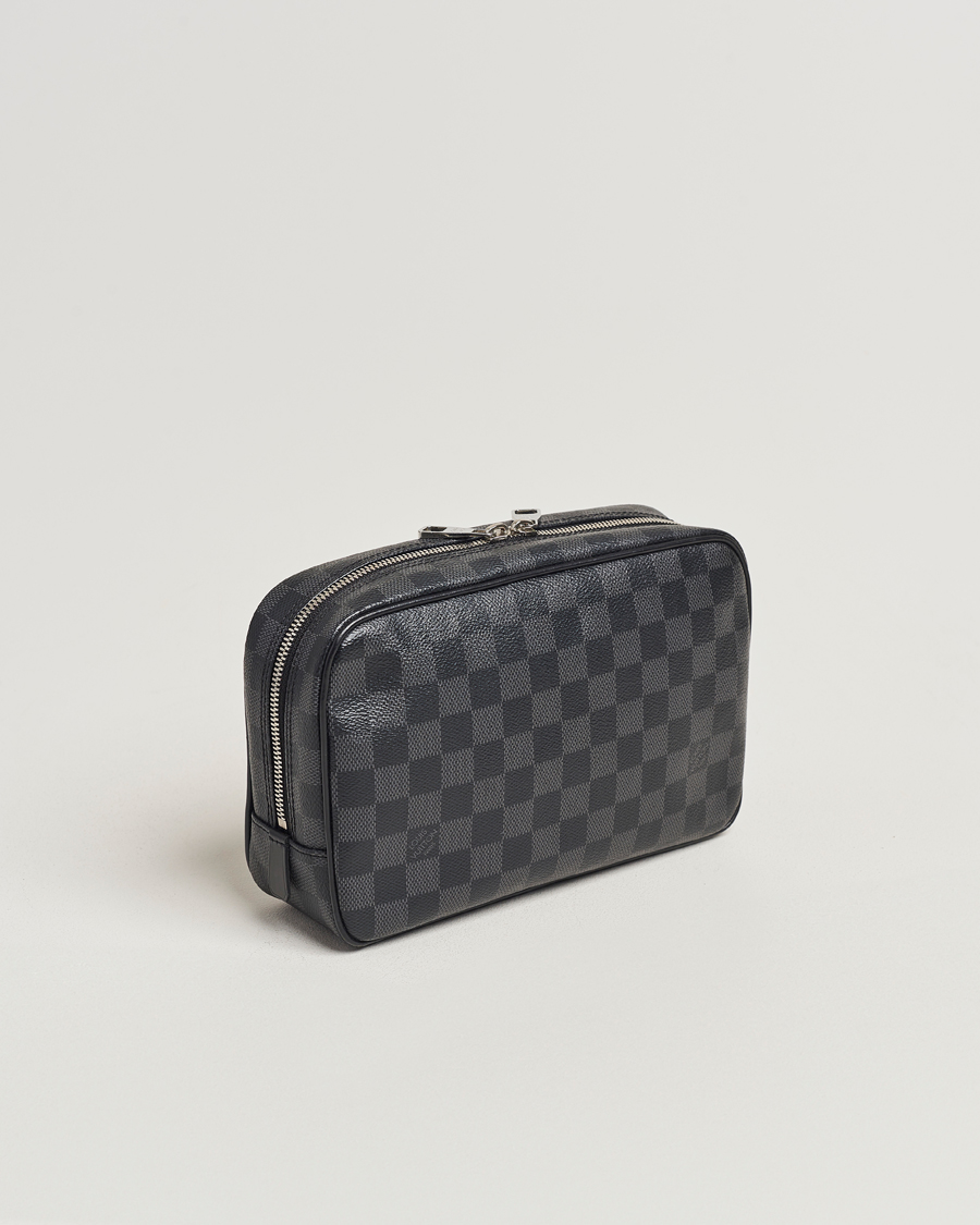 Men | Pre-Owned & Vintage Bags | Louis Vuitton Pre-Owned | Toiletry Damier Graphite 