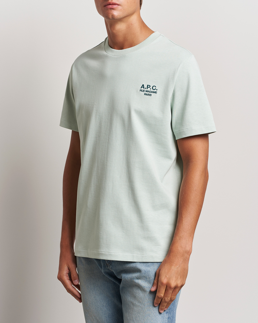 Men |  | A.P.C. | Rue Madame T-Shirt Light Green