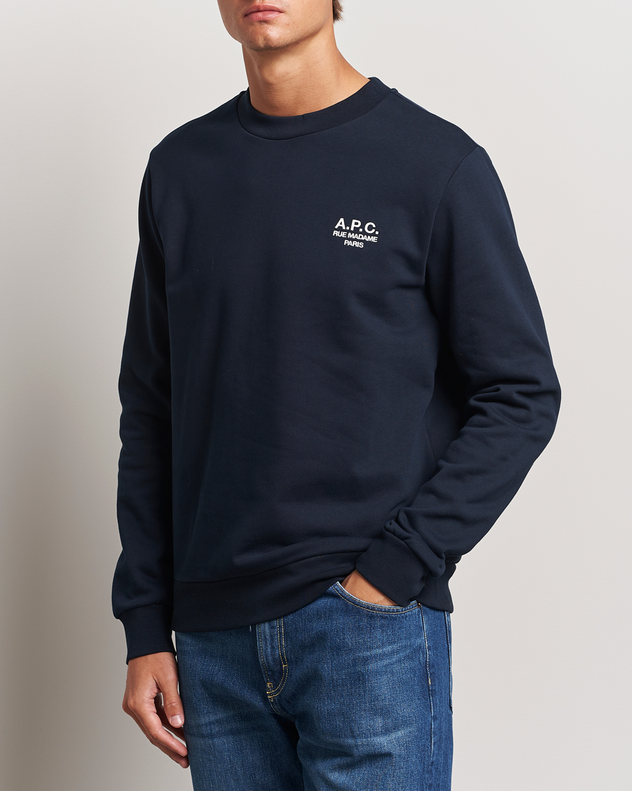 Men |  | A.P.C. | Rue Madame Sweatshirt Dark Navy