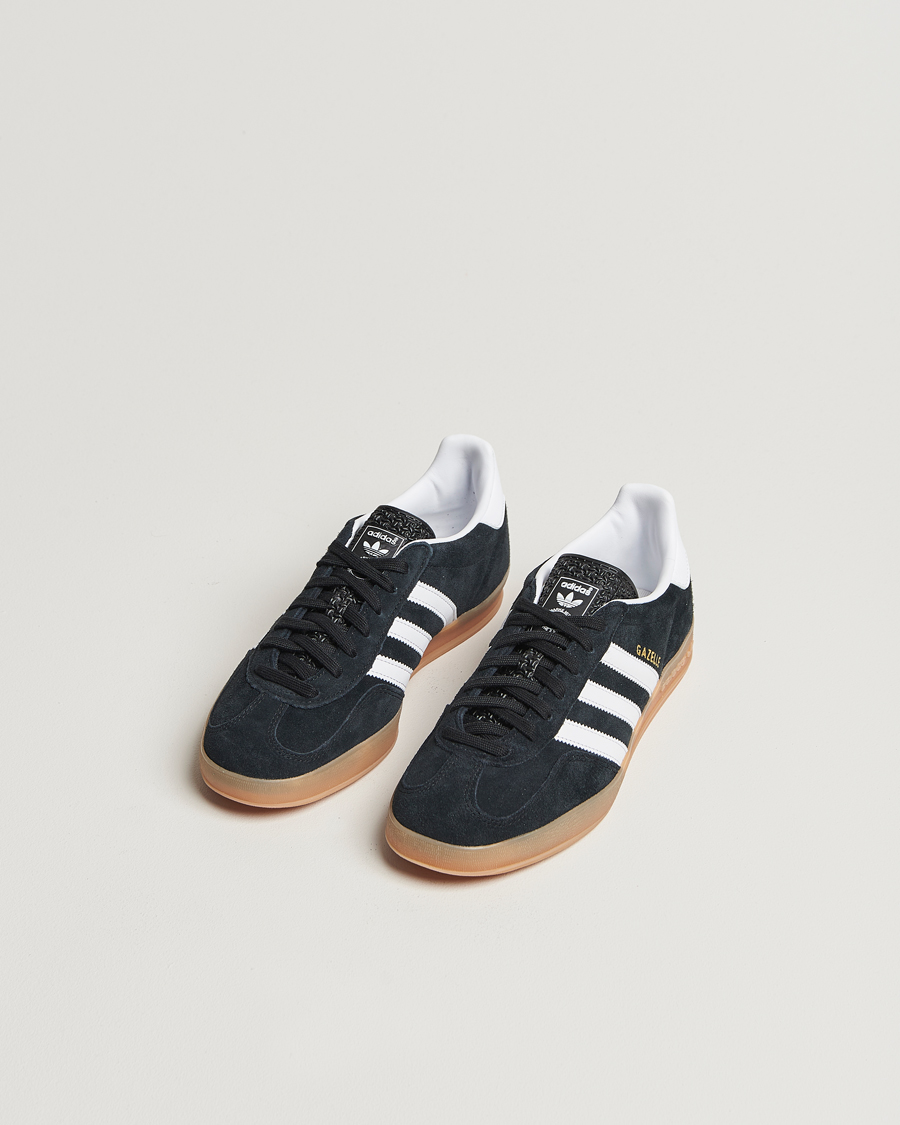 Men |  | adidas Originals | Gazelle Indoor Sneaker Black/White