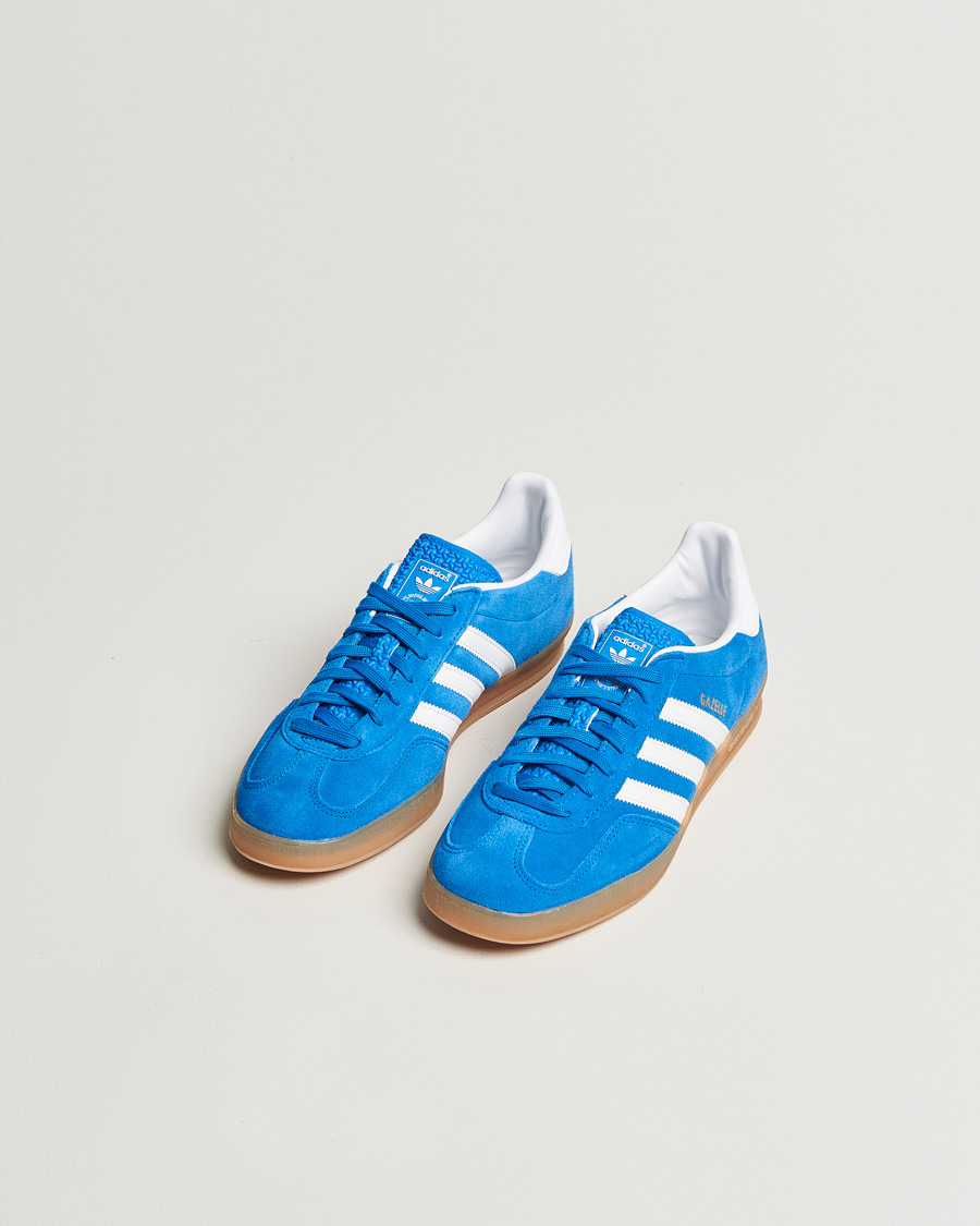 Men |  | adidas Originals | Gazelle Indoor Sneaker Blue/White