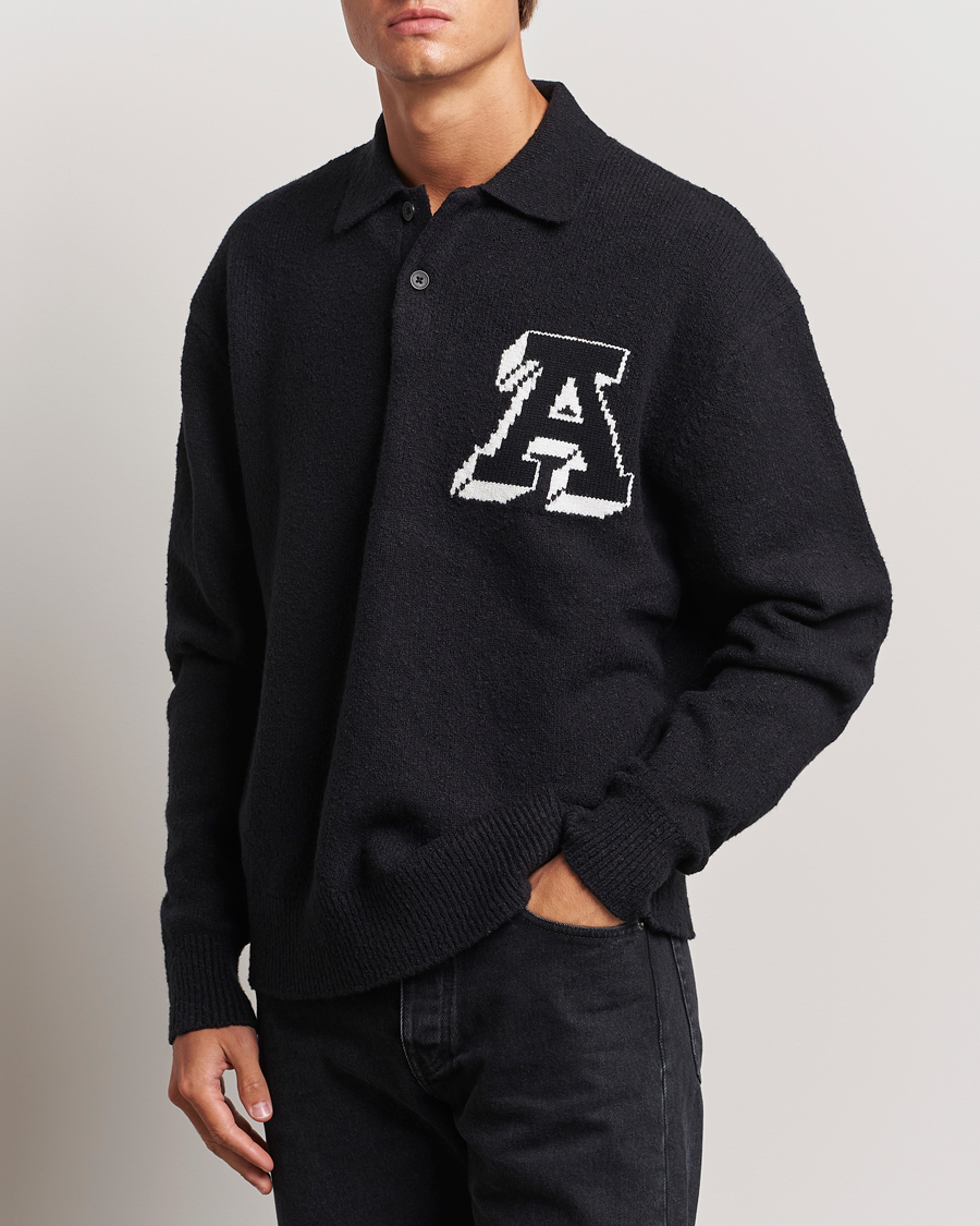 Men |  | Axel Arigato | Team Polo Sweater Black