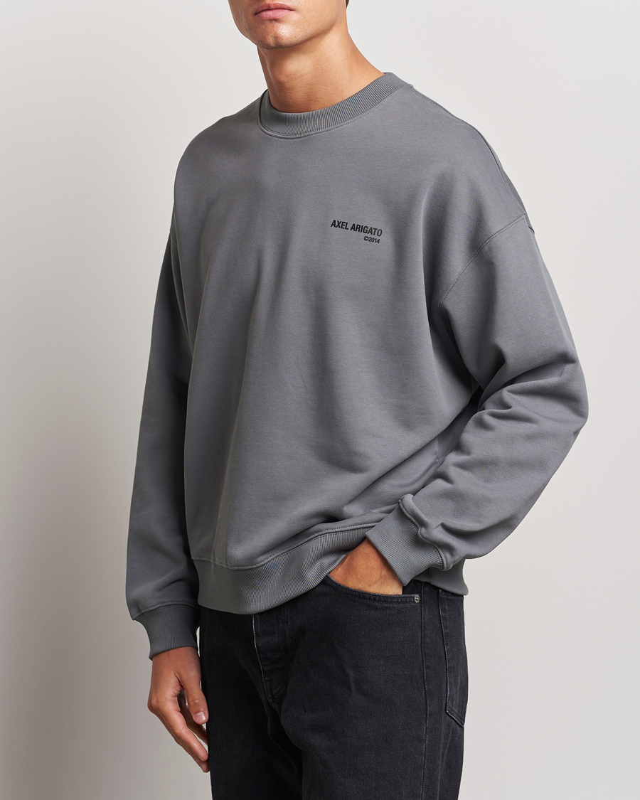 Men | Grey sweatshirts | Axel Arigato | Spade Sweatshirt Washed Steel