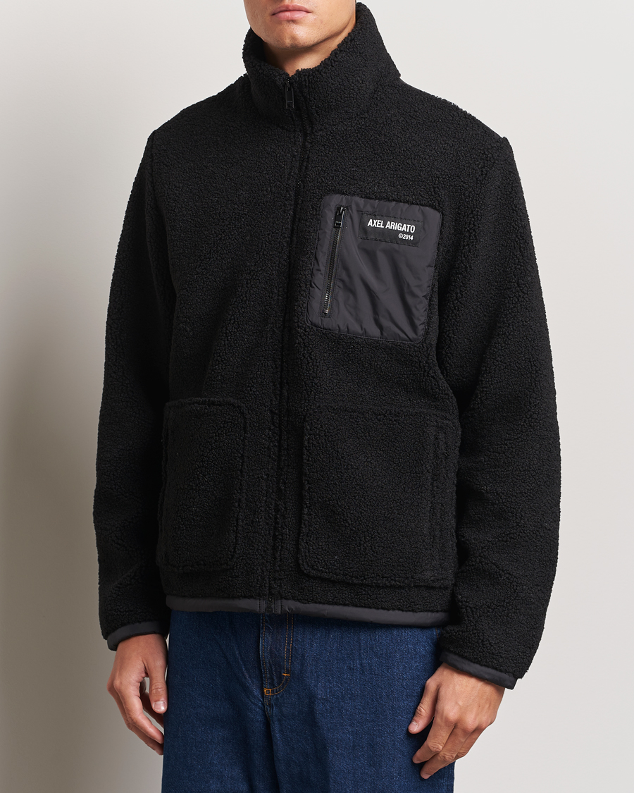 Men |  | Axel Arigato | Billie Fleece Jacket Black