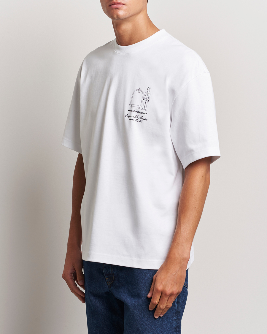 Men | Short Sleeve T-shirts | Axel Arigato | Resort T-Shirt White