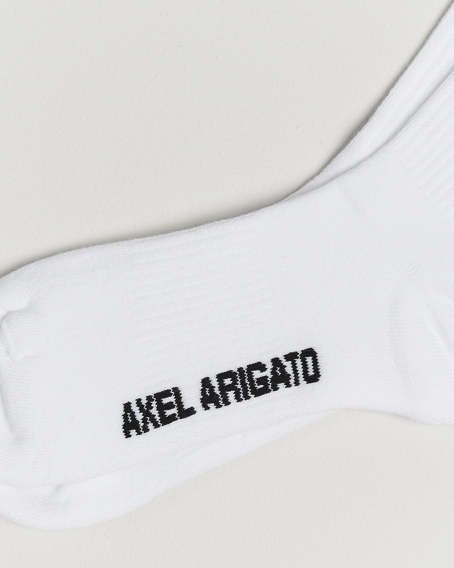 Men | Everyday Socks | Axel Arigato | Logo Tube Socks White