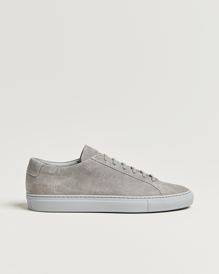 Common Projects Original Achilles Suede Sneaker Grey at CareOfCarl