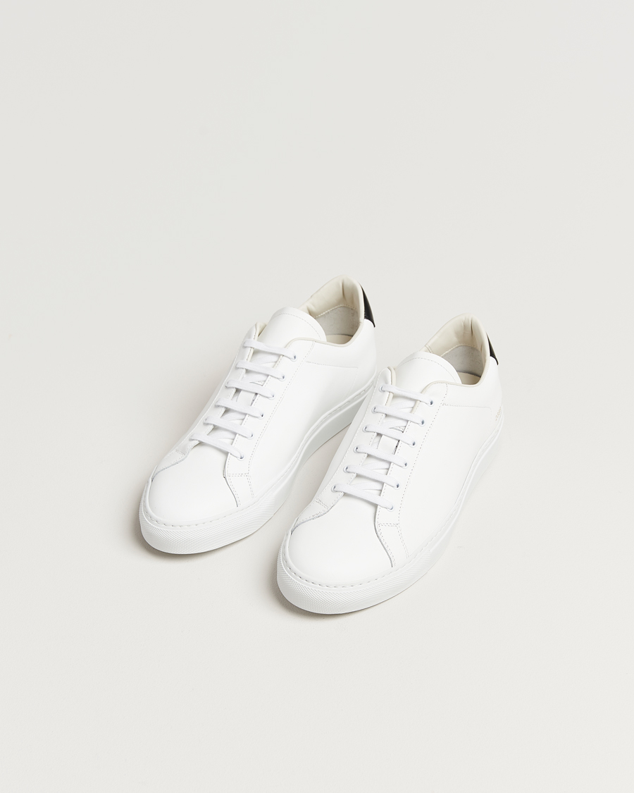 Men |  | Common Projects | Retro Classic Leather Sneaker White/Black