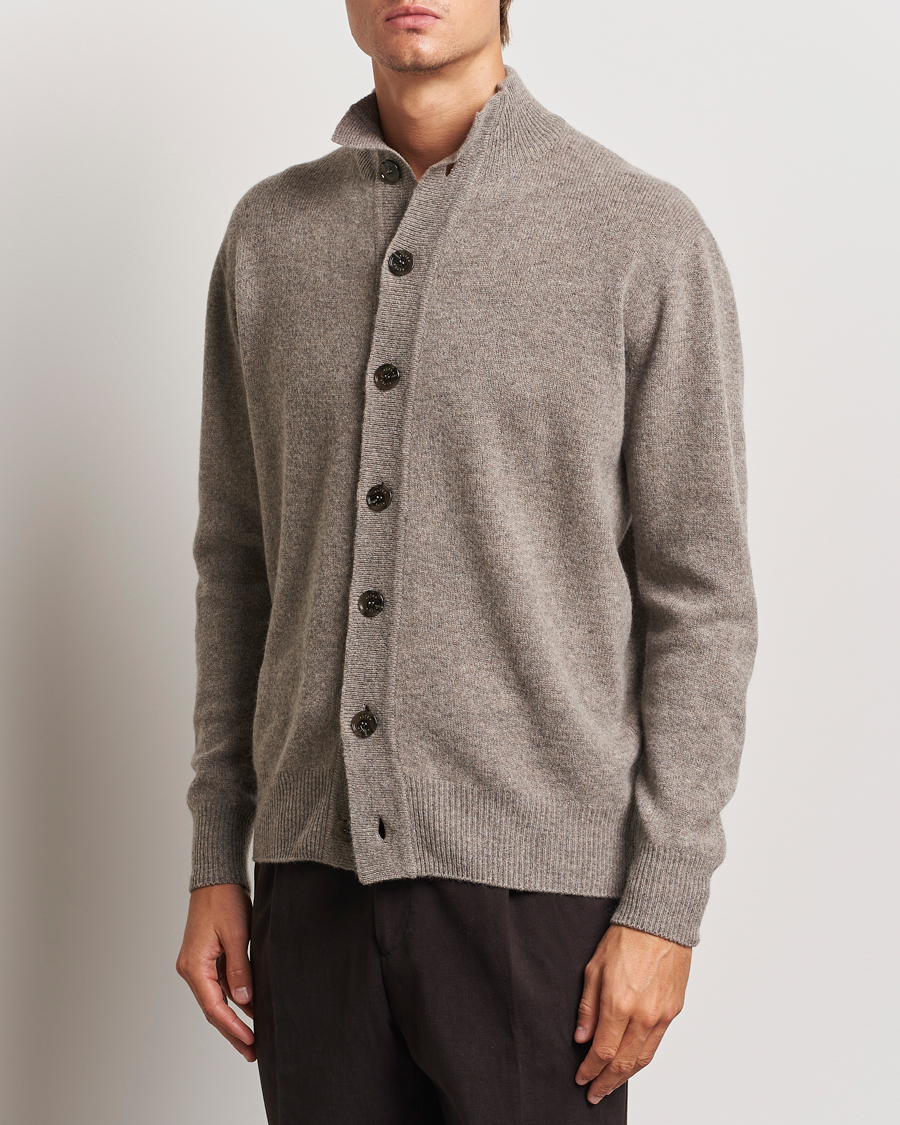 Men |  | Altea | Shetland Cardigan Taupe