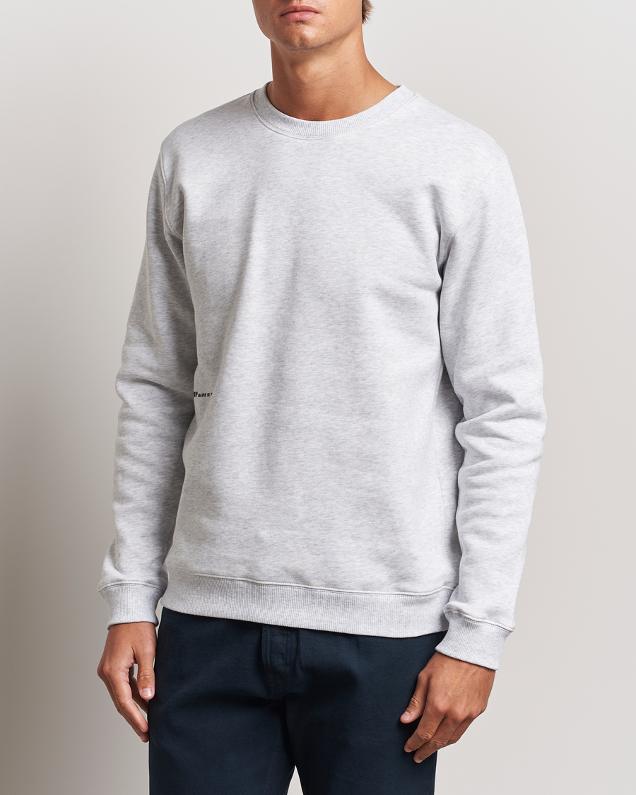 Men | Sweatshirts | Dondup | Logo Crew Neck Sweatshirt Grey Melange