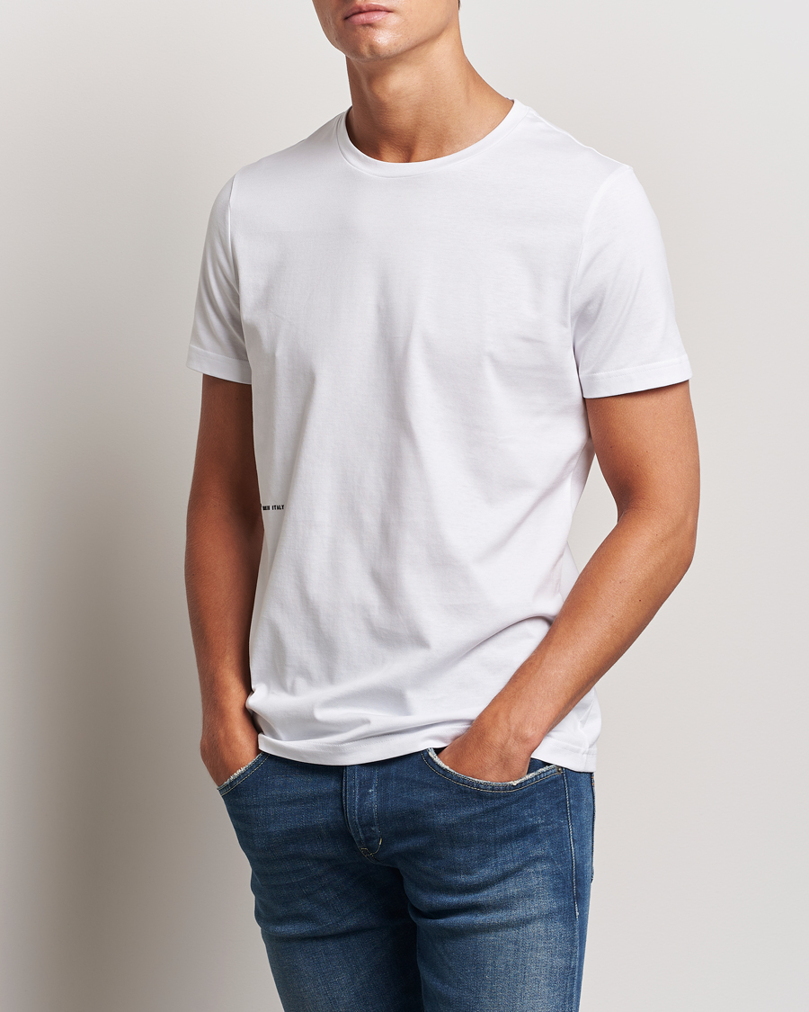 Men |  | Dondup | Logo Crew Neck T-Shirt White