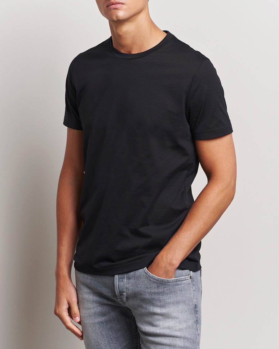 Men |  | Dondup | Logo Crew Neck T-Shirt Black