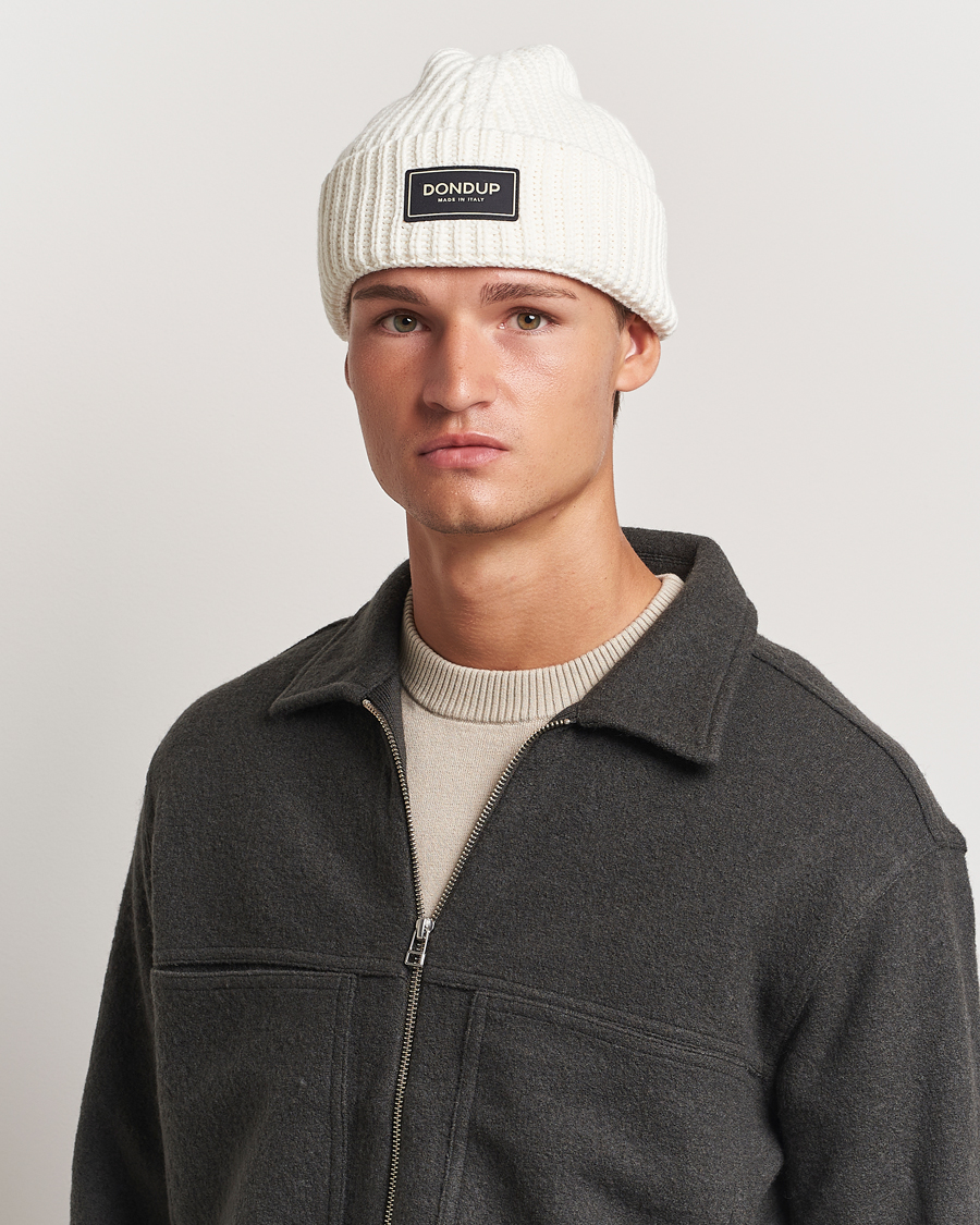 Men |  | Dondup | Ribbed Beanie Off White