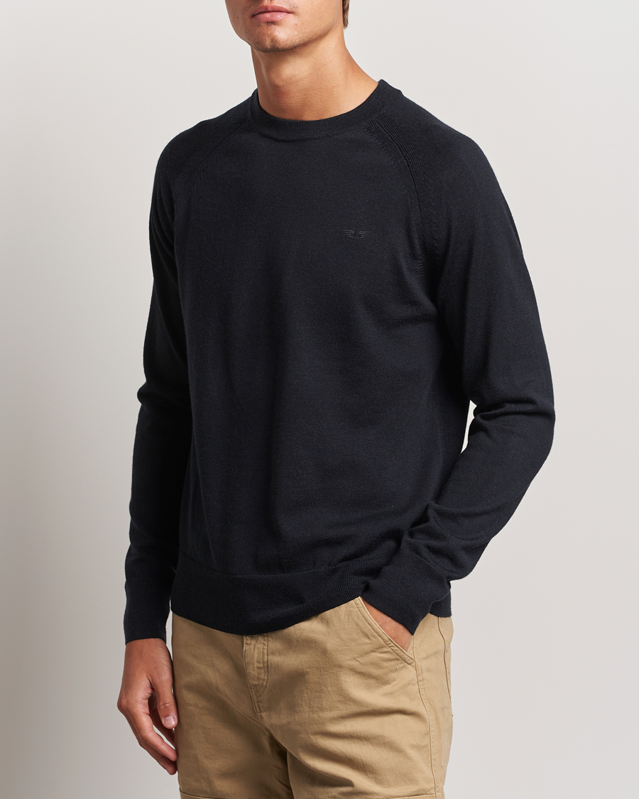 Men |  | Dockers | Washable Merino Crewneck Black