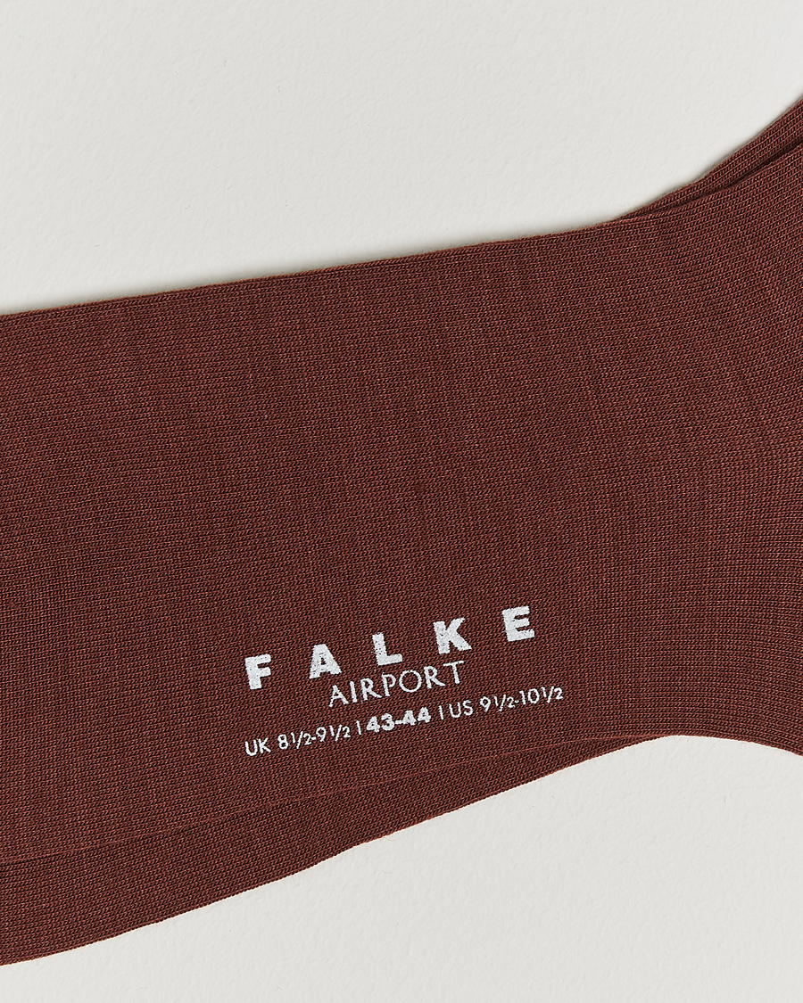 Men |  | Falke | Airport Socks Cinnamon Brown