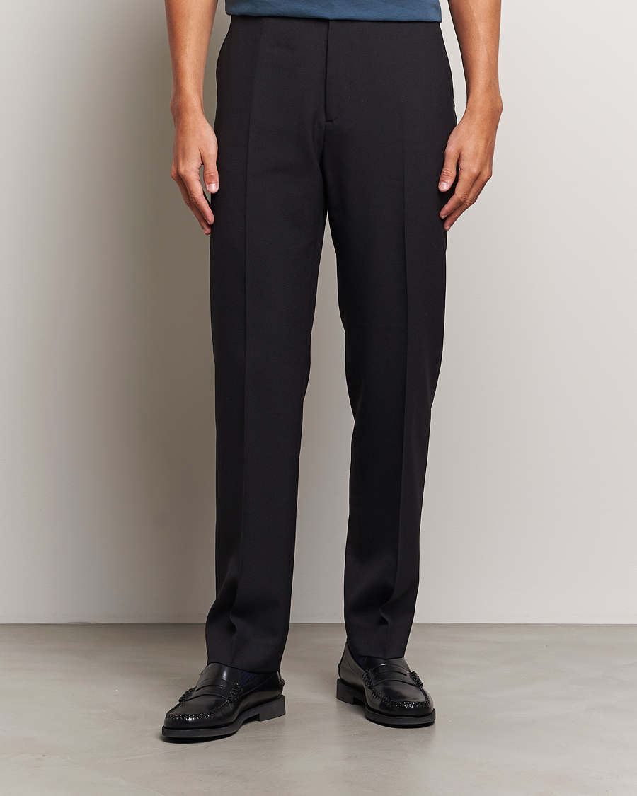 Men |  | Filippa K | Tapered Tailored Trousers Black