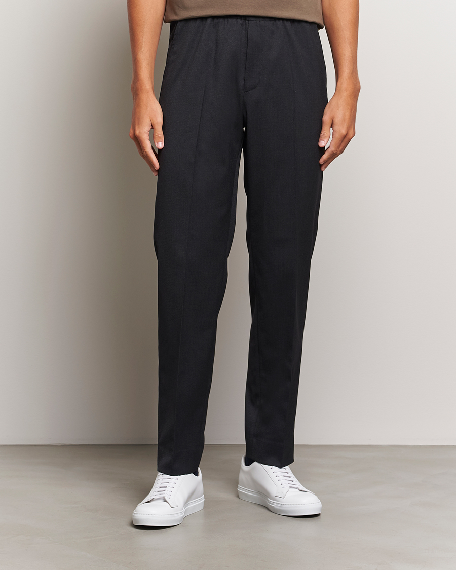 Men |  | Filippa K | Relaxed Terry Wool Trousers Anthracite